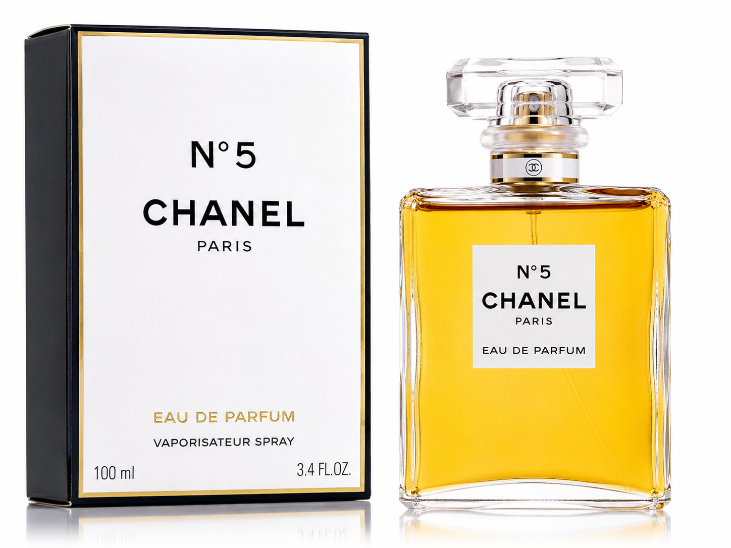 N°5 Eau de Parfum 100 ml (3.4 fl oz) – Classic Floral Fragrance
