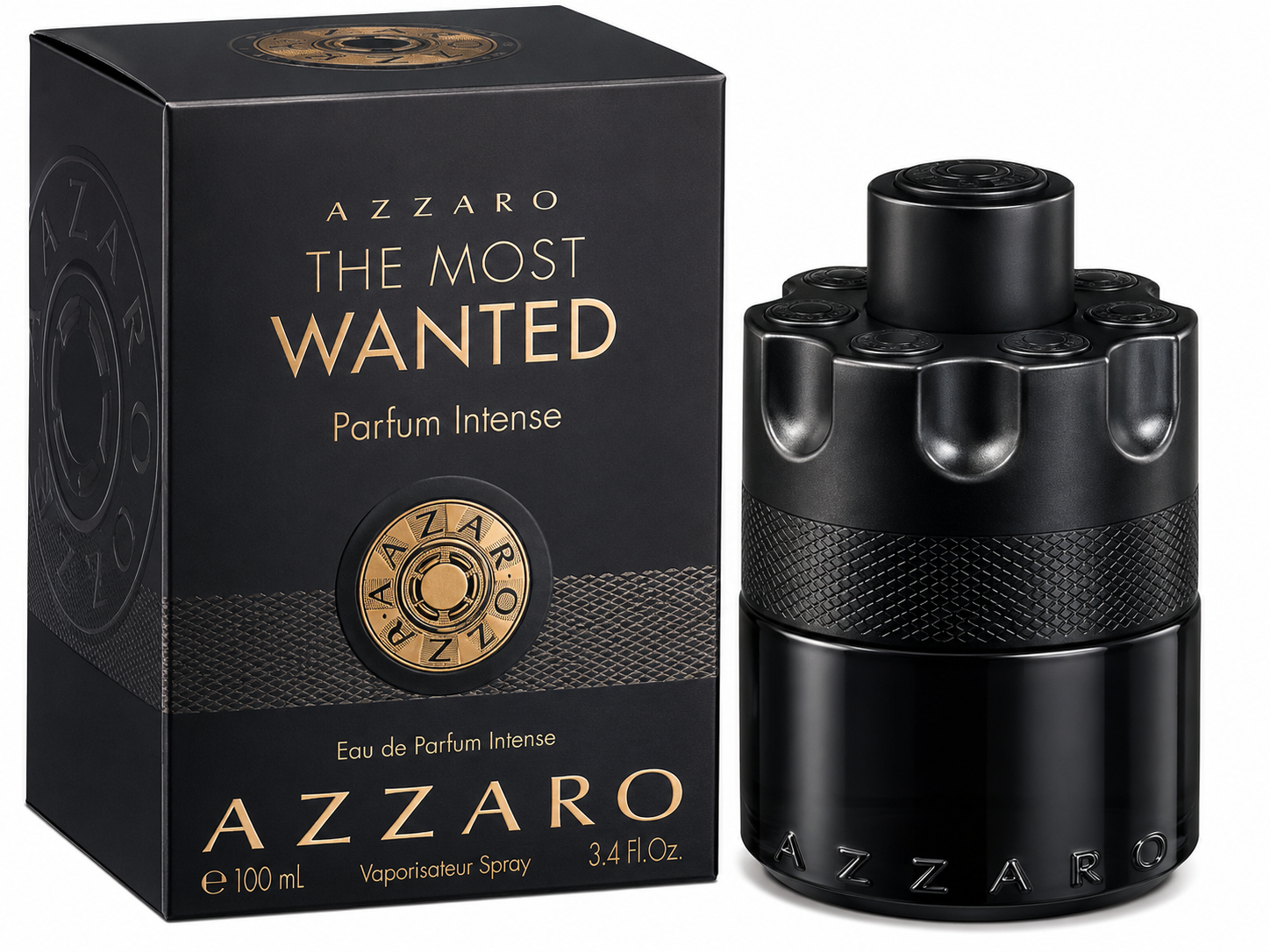 Azzaro The Most Wanted Eau de Parfum Intense for Men, 3.4 oz / 100 mL