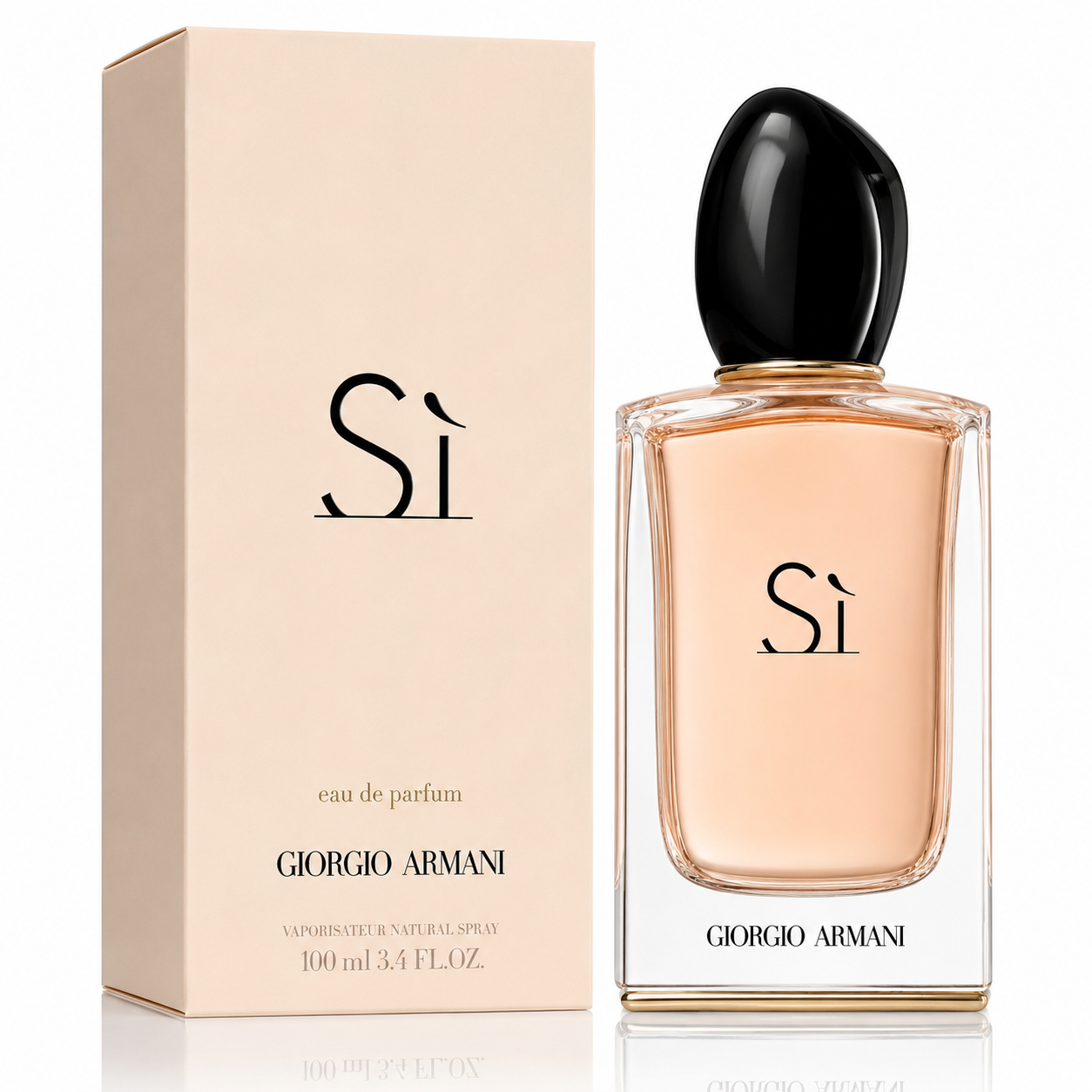 Si Eau de Parfum for Women – Elegant Floral Fragrance, 100 ml / 3.4 fl oz