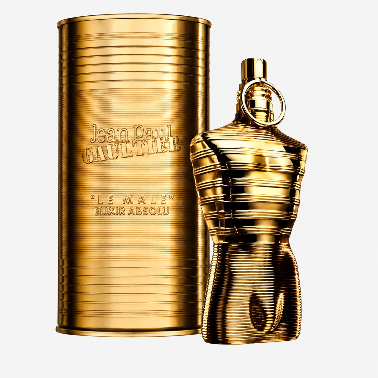 Le Male Elixir Absolu Parfum Intense for Men – Long Lasting Spicy Amber Fragrance