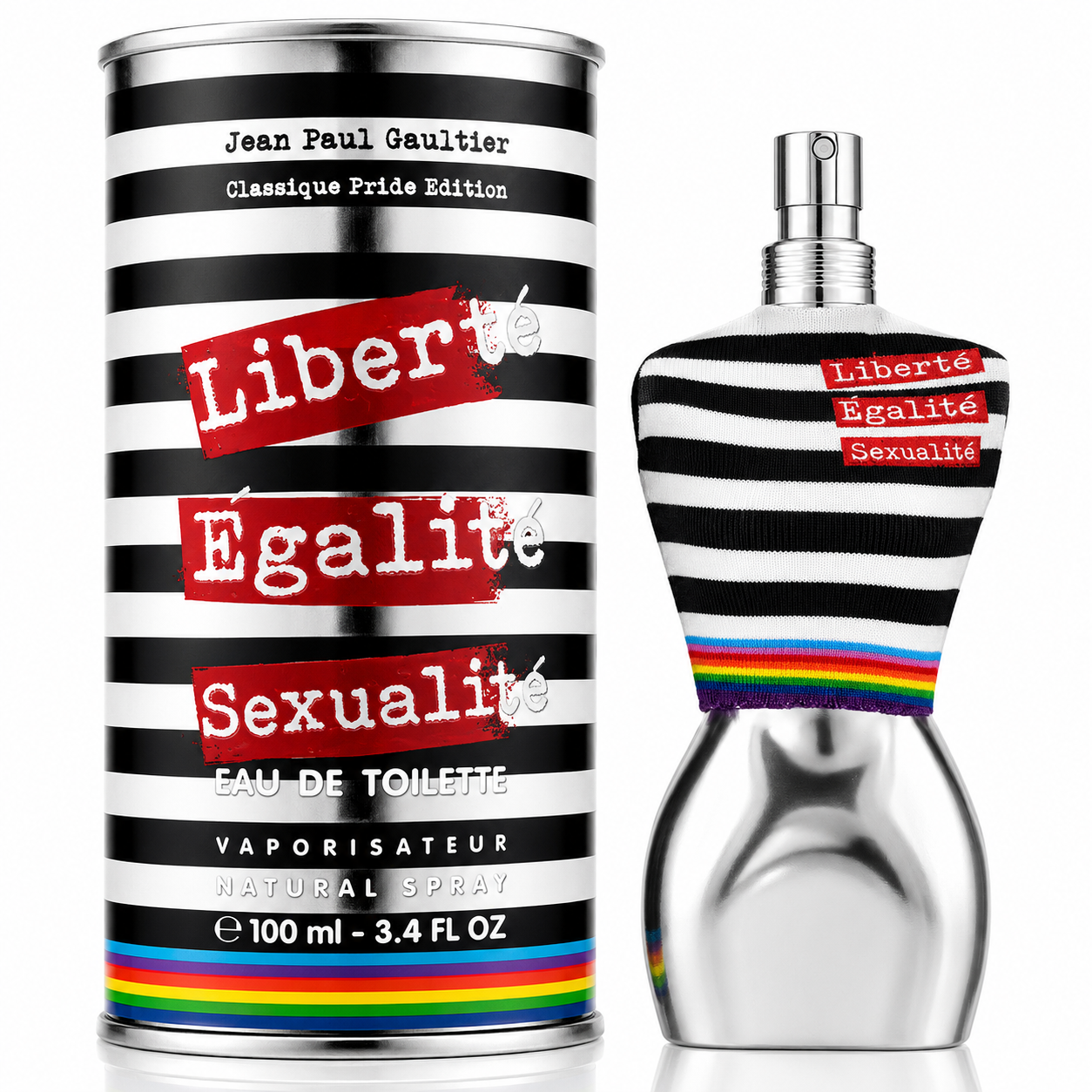 Jean Paul Gaultier Classique Pride Edition Eau de Toilette 100ml 3.4 oz