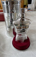 Men's Eau de Toilette Fragrance – Silver Torso Bottle with Collector's Tin