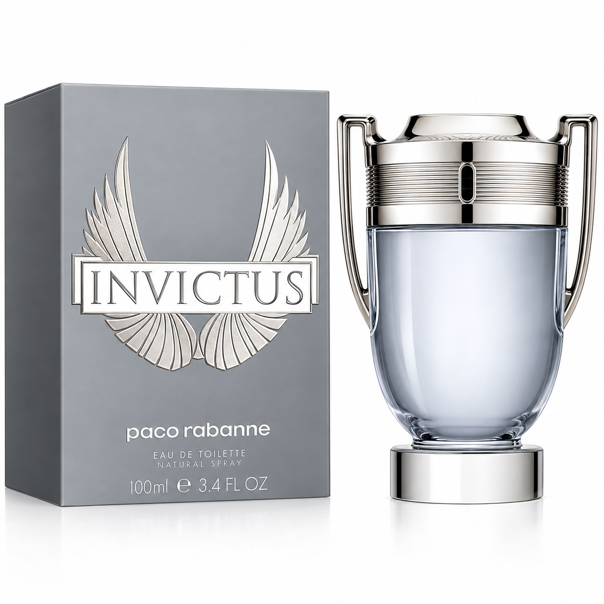Paco Rabanne Invictus Eau de Toilette for Men 100ml / 3.4 fl oz